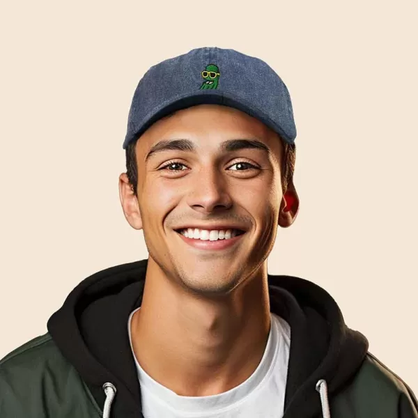 DALIX Pickle Dude Cap Embroidered Mens Cotton Baseball Hat