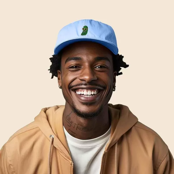 DALIX Pickle Dude Cap Embroidered Mens Cotton Baseball Hat