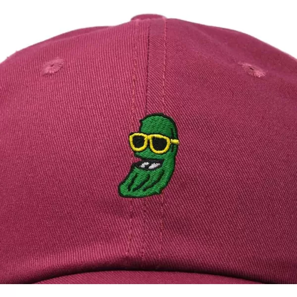 DALIX Pickle Dude Cap Embroidered Mens Cotton Baseball Hat