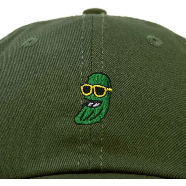 DALIX Pickle Dude Cap Embroidered Mens Cotton Baseball Hat