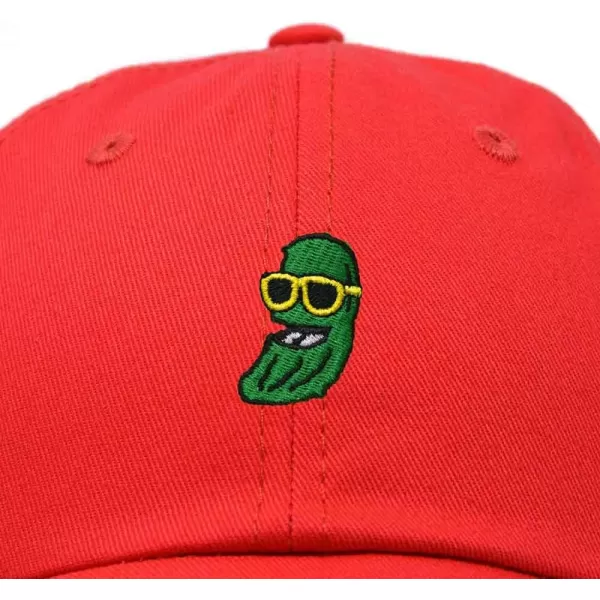 DALIX Pickle Dude Cap Embroidered Mens Cotton Baseball Hat