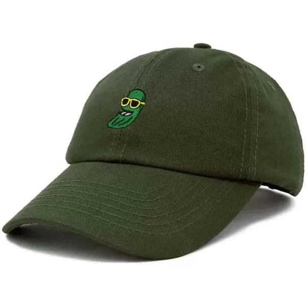 DALIX Pickle Dude Cap Embroidered Mens Cotton Baseball Hat