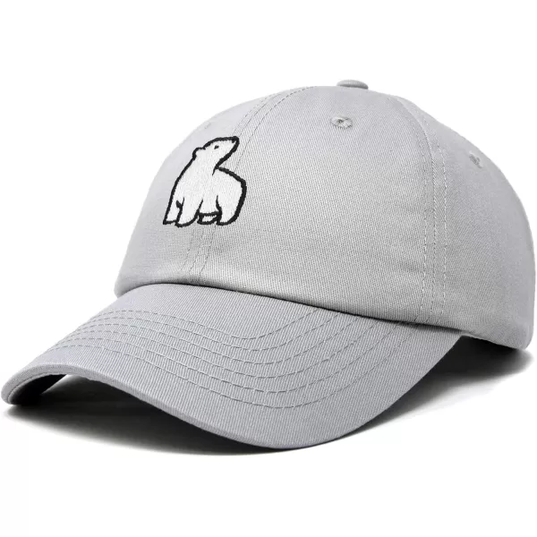 DALIX Polar Bear Embroidery Dad Hat Baseball Cap Mens Womens