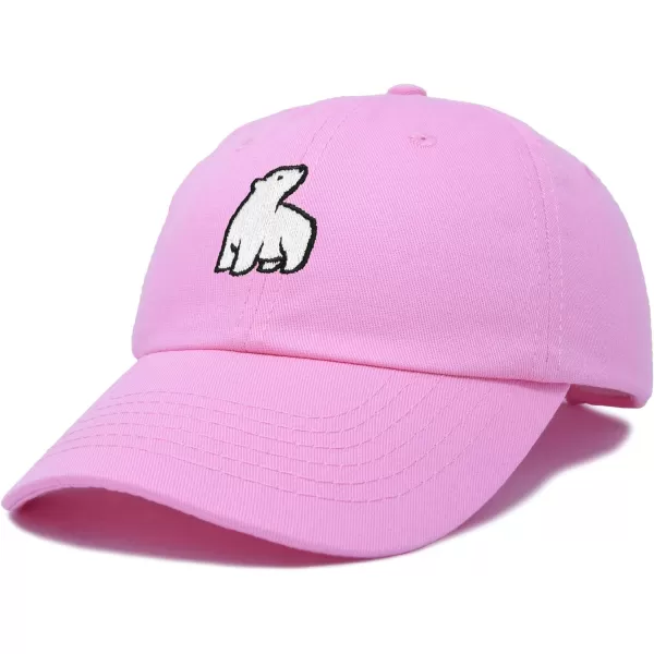 DALIX Polar Bear Embroidery Dad Hat Baseball Cap Mens Womens