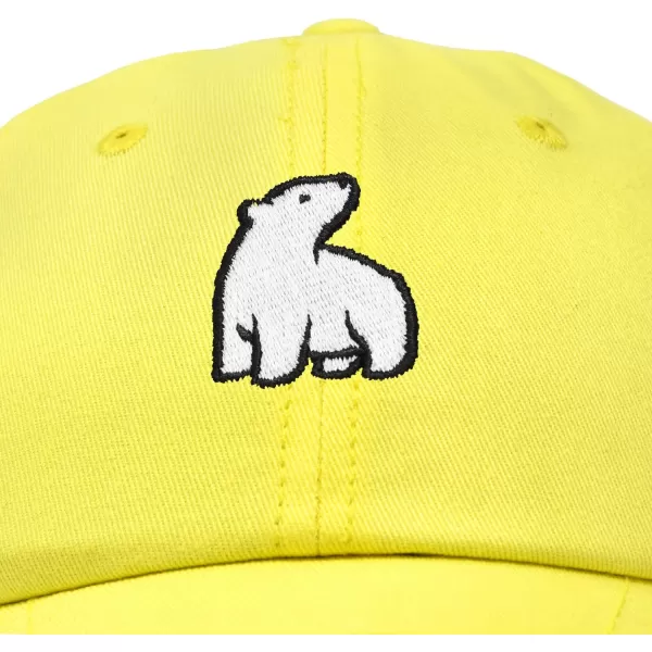 DALIX Polar Bear Embroidery Dad Hat Baseball Cap Mens Womens