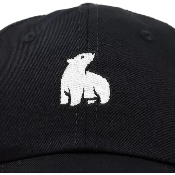 DALIX Polar Bear Embroidery Dad Hat Baseball Cap Mens Womens