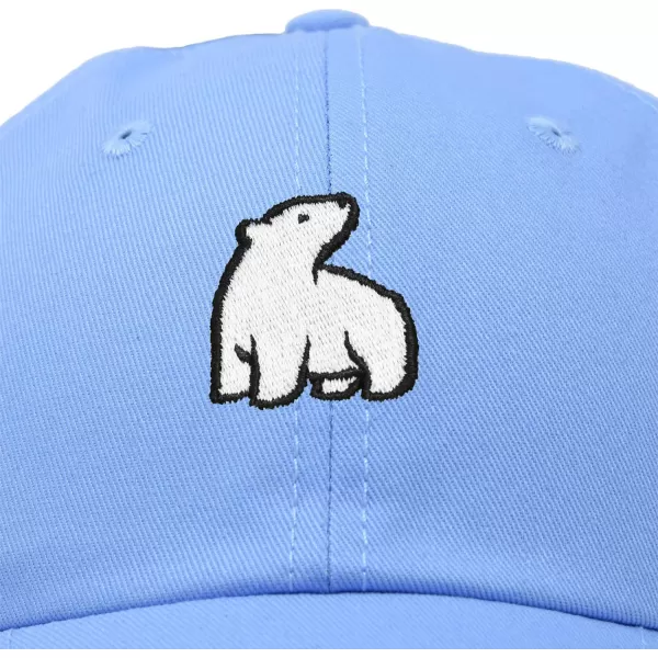 DALIX Polar Bear Embroidery Dad Hat Baseball Cap Mens Womens