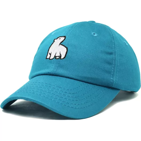 DALIX Polar Bear Embroidery Dad Hat Baseball Cap Mens Womens
