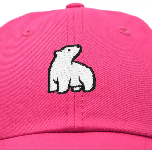 DALIX Polar Bear Embroidery Dad Hat Baseball Cap Mens Womens