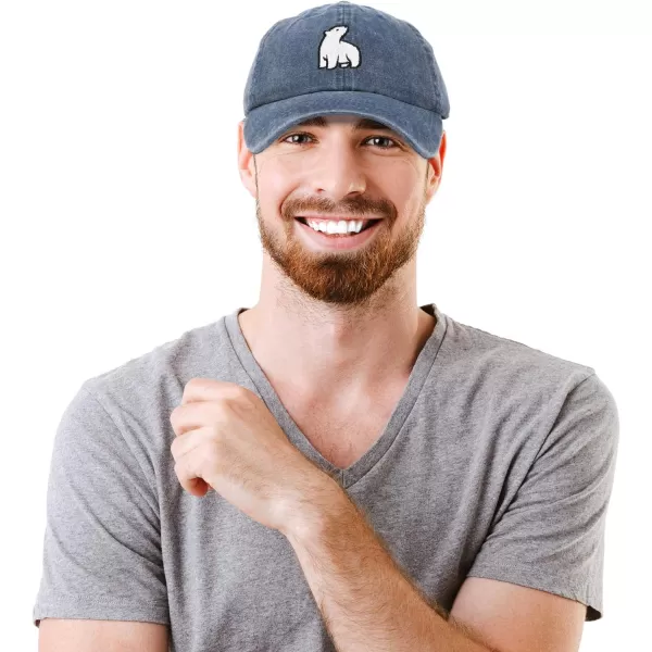 DALIX Polar Bear Embroidery Dad Hat Baseball Cap Mens Womens