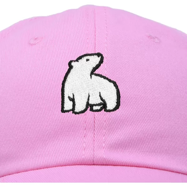 DALIX Polar Bear Embroidery Dad Hat Baseball Cap Mens Womens