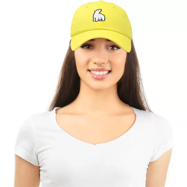 DALIX Polar Bear Embroidery Dad Hat Baseball Cap Mens Womens