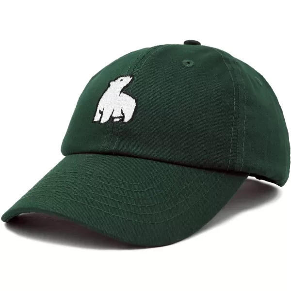 DALIX Polar Bear Embroidery Dad Hat Baseball Cap Mens Womens