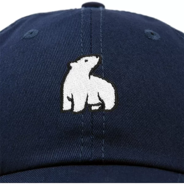 DALIX Polar Bear Embroidery Dad Hat Baseball Cap Mens Womens