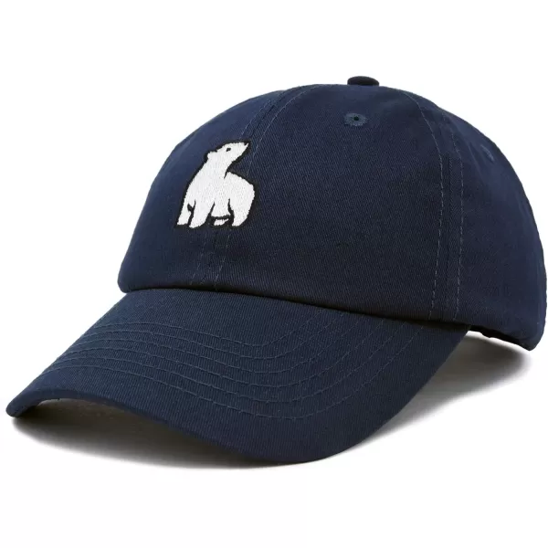 DALIX Polar Bear Embroidery Dad Hat Baseball Cap Mens Womens