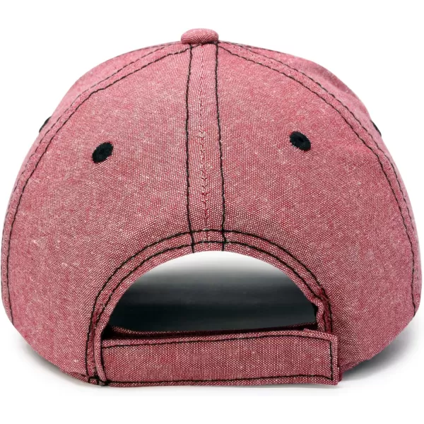 DALIX Premium Baseball Cap Structured Dad Hat Medium Crown Chambray
