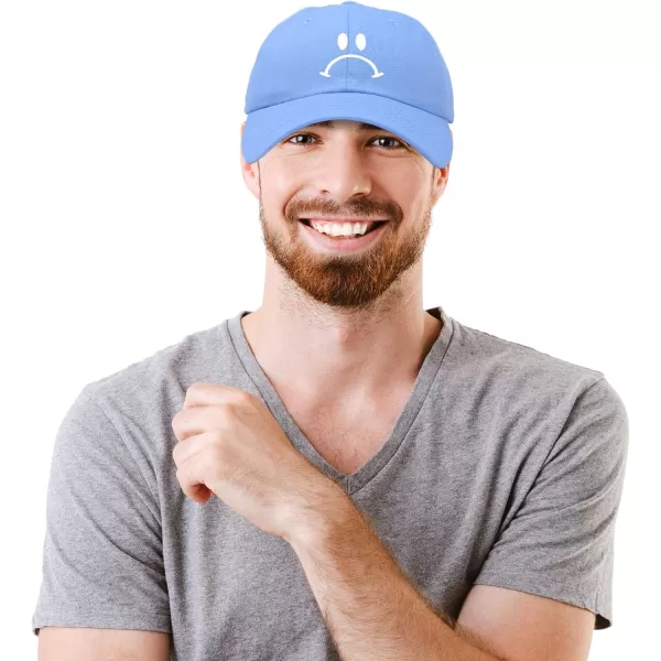 DALIX Sad Face Hat Mens Womens Sadface Frowning Baseball Cap
