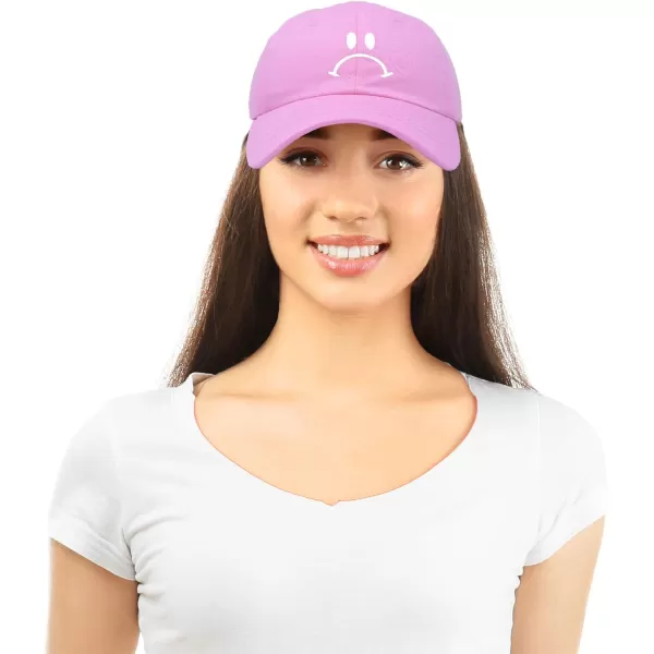 DALIX Sad Face Hat Mens Womens Sadface Frowning Baseball Cap