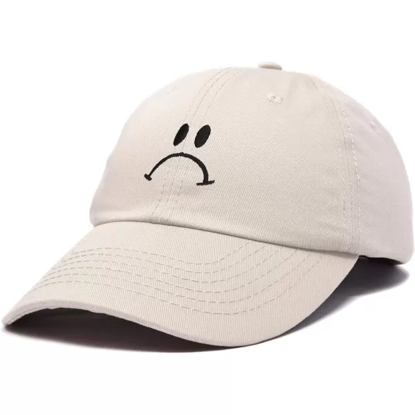 DALIX Sad Face Hat Mens Womens Sadface Frowning Baseball Cap