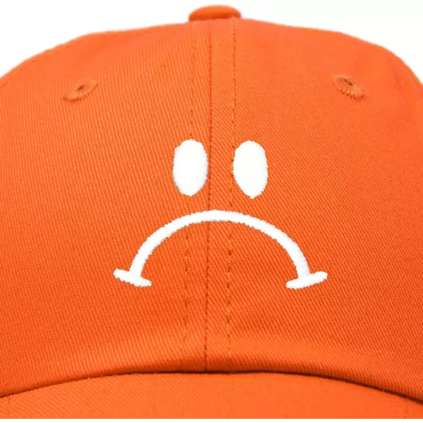 DALIX Sad Face Hat Mens Womens Sadface Frowning Baseball Cap