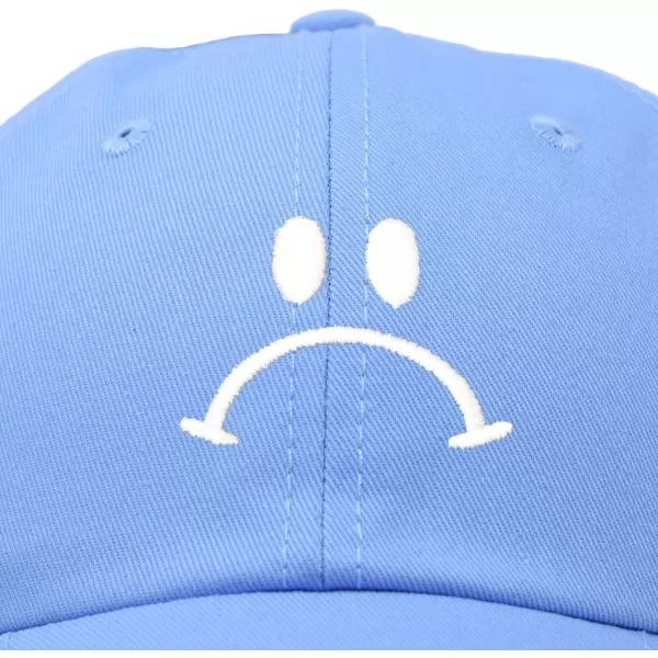DALIX Sad Face Hat Mens Womens Sadface Frowning Baseball Cap