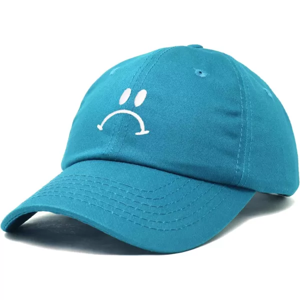 DALIX Sad Face Hat Mens Womens Sadface Frowning Baseball Cap