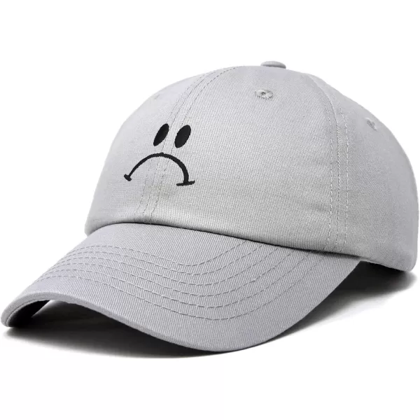 DALIX Sad Face Hat Mens Womens Sadface Frowning Baseball Cap