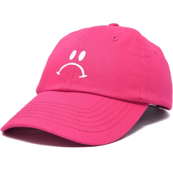 DALIX Sad Face Hat Mens Womens Sadface Frowning Baseball Cap