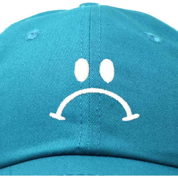 DALIX Sad Face Hat Mens Womens Sadface Frowning Baseball Cap