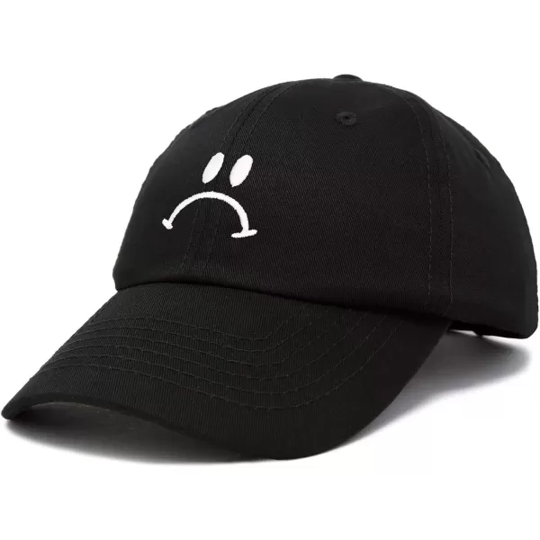 DALIX Sad Face Hat Mens Womens Sadface Frowning Baseball Cap