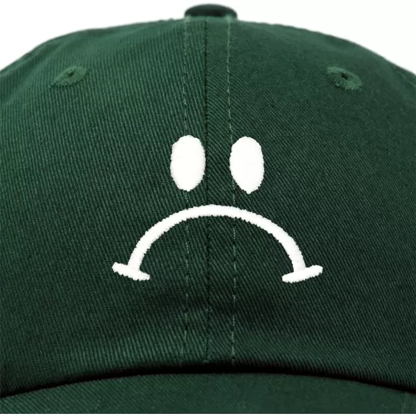 DALIX Sad Face Hat Mens Womens Sadface Frowning Baseball Cap