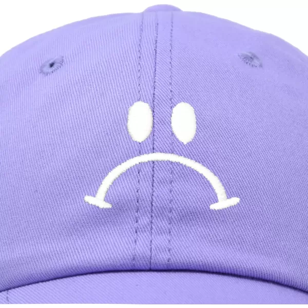 DALIX Sad Face Hat Mens Womens Sadface Frowning Baseball Cap