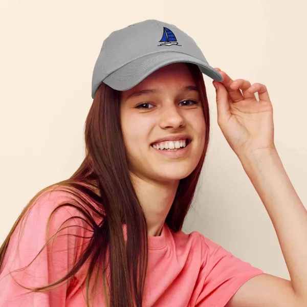 DALIX Sailboat Hat Embroidered Cotton Baseball Dad Cap Men
