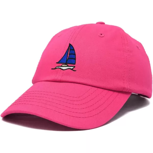 DALIX Sailboat Hat Embroidered Cotton Baseball Dad Cap Men