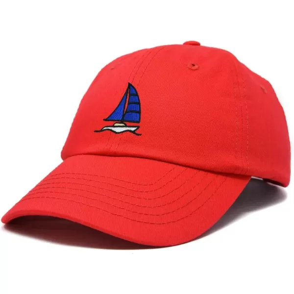 DALIX Sailboat Hat Embroidered Cotton Baseball Dad Cap Men