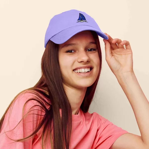 DALIX Sailboat Hat Embroidered Cotton Baseball Dad Cap Men