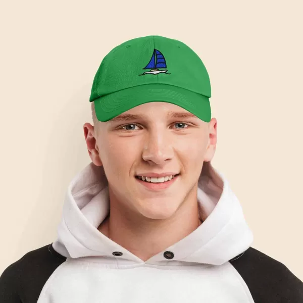 DALIX Sailboat Hat Embroidered Cotton Baseball Dad Cap Men