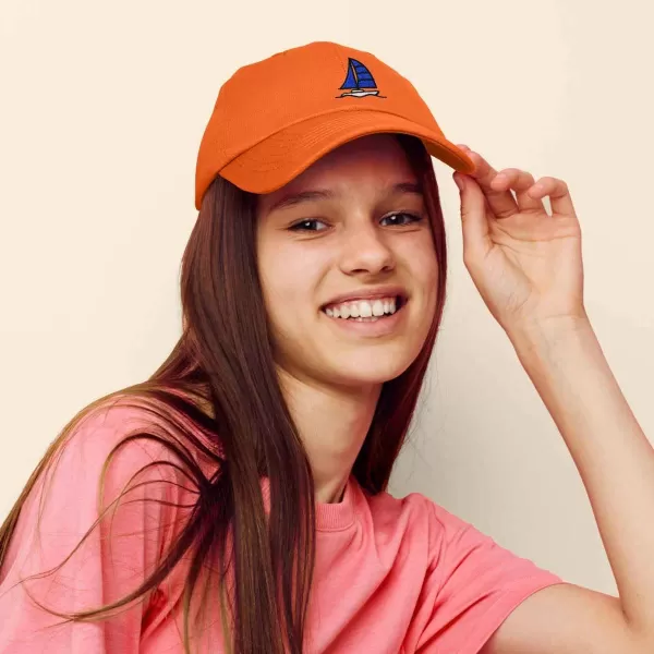 DALIX Sailboat Hat Embroidered Cotton Baseball Dad Cap Men