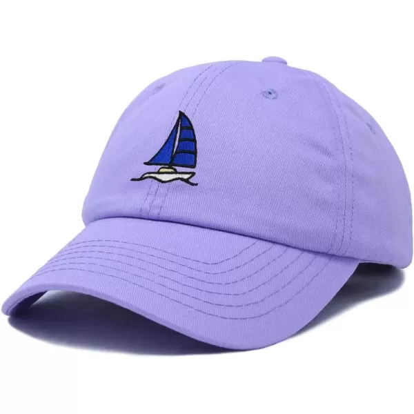 DALIX Sailboat Hat Embroidered Cotton Baseball Dad Cap Men