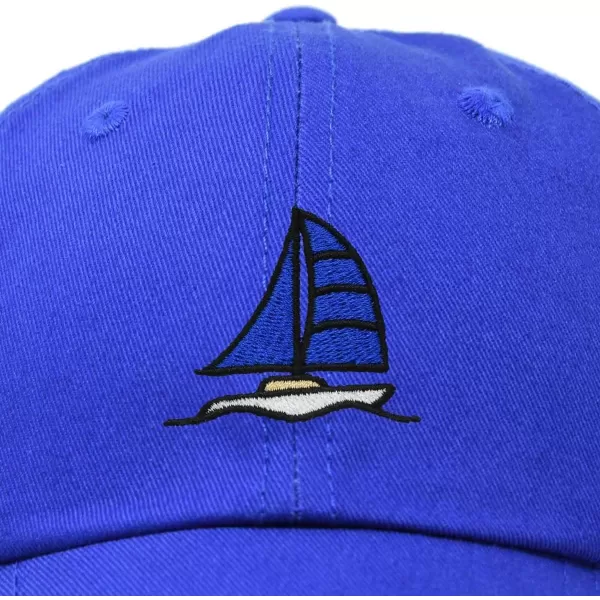 DALIX Sailboat Hat Embroidered Cotton Baseball Dad Cap Men