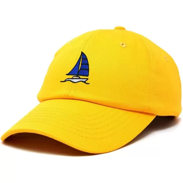 DALIX Sailboat Hat Embroidered Cotton Baseball Dad Cap Men