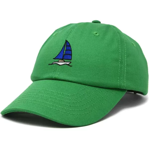 DALIX Sailboat Hat Embroidered Cotton Baseball Dad Cap Men