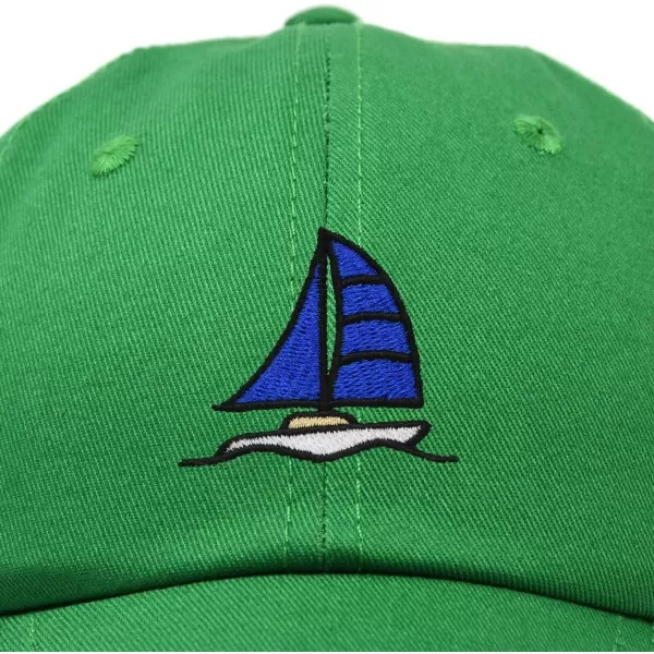 DALIX Sailboat Hat Embroidered Cotton Baseball Dad Cap Men