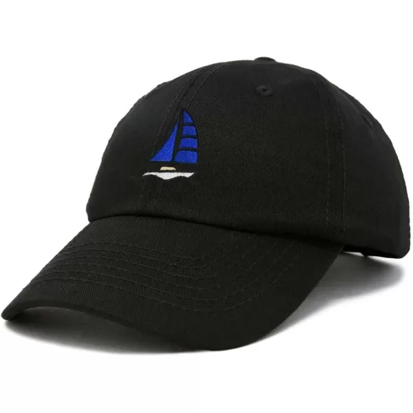 DALIX Sailboat Hat Embroidered Cotton Baseball Dad Cap Men