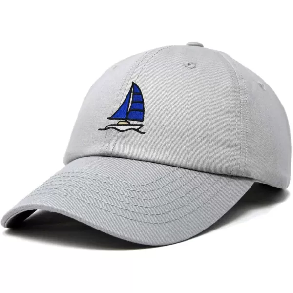 DALIX Sailboat Hat Embroidered Cotton Baseball Dad Cap Men