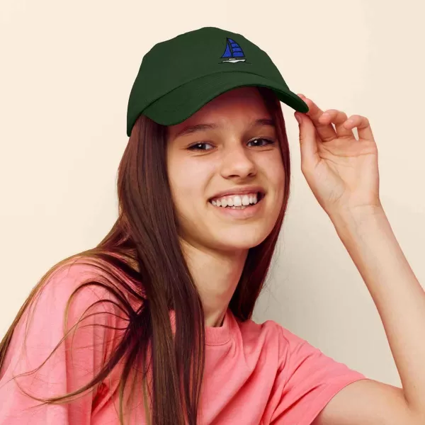 DALIX Sailboat Hat Embroidered Cotton Baseball Dad Cap Men
