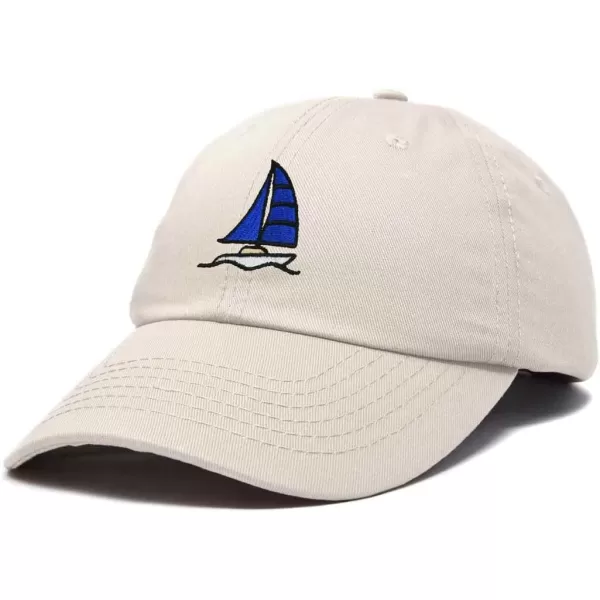 DALIX Sailboat Hat Embroidered Cotton Baseball Dad Cap Men