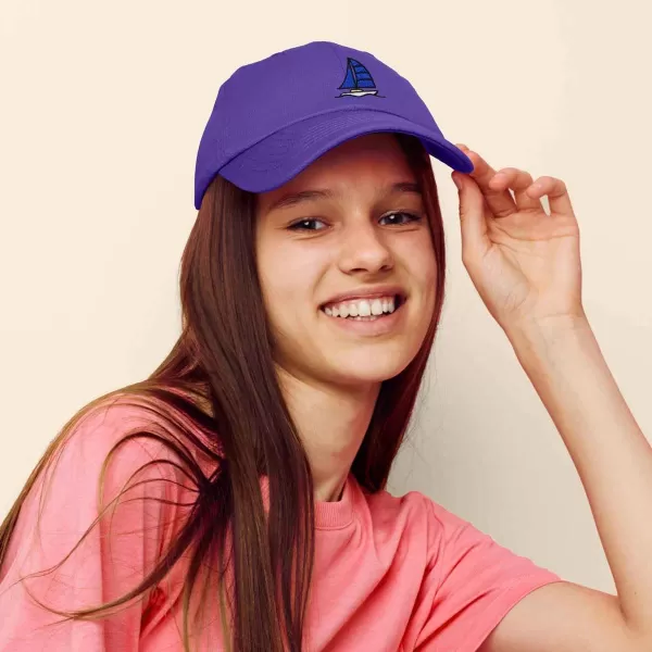 DALIX Sailboat Hat Embroidered Cotton Baseball Dad Cap Men