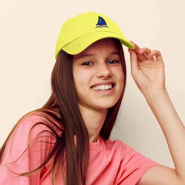DALIX Sailboat Hat Embroidered Cotton Baseball Dad Cap Men