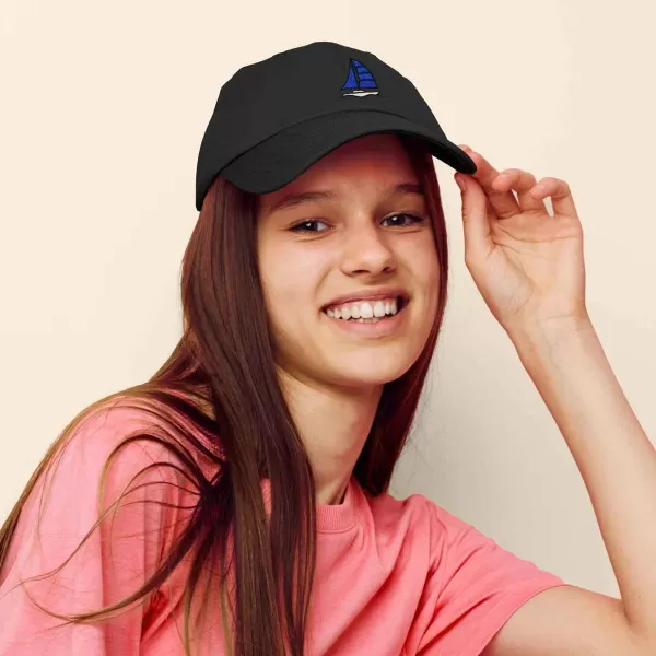 DALIX Sailboat Hat Embroidered Cotton Baseball Dad Cap Men
